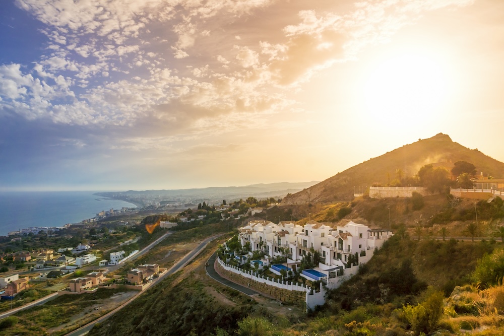 Vista panorámica de Marbella y la Costa del Sol